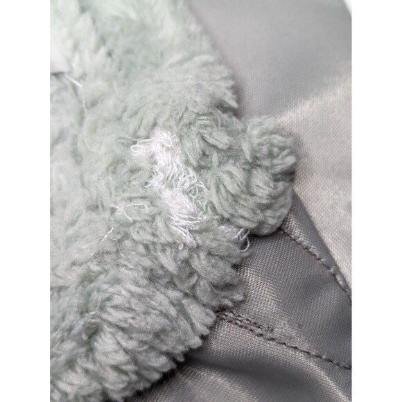 🍁 3/$20 Chick Pea Bear Sage Green Baby Security Blanket Lovey Satin Trim - Picture 6 of 7